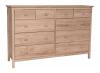 image of Parawood Brooklyn 10 Drawer Dresser