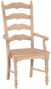 image of Parawood Maine Ladderback Arm Chair