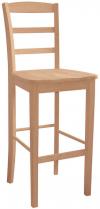 image of Parawood 30 Inch Tall Madrid Stool