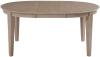 image of Parawood Cosmopolitan Oval Butterfly Ext. Table, Weathered Gray