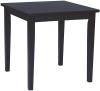 image of Parawood 30 Inch Square Table Top & Legs, Black